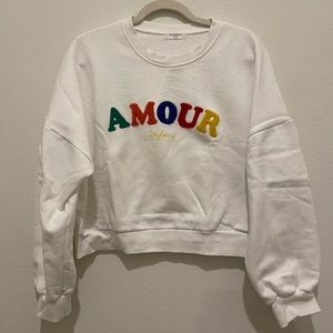 AMOUR Pullover Sweatshirt